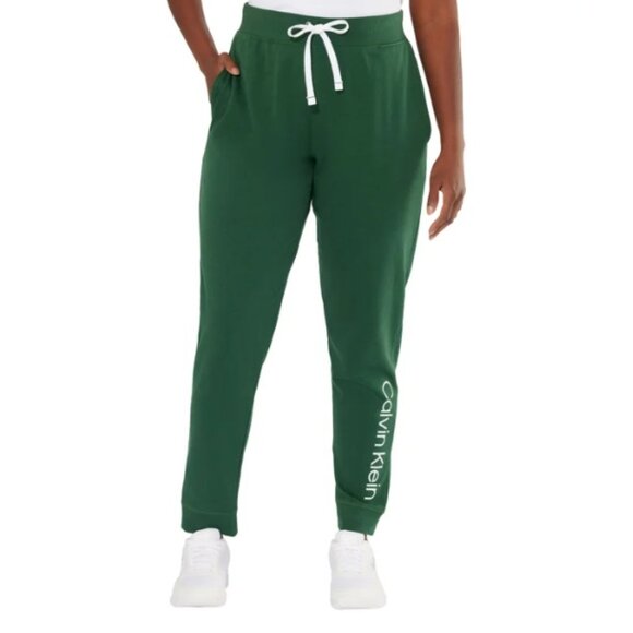 NWT Calvin Klein Women's Logo Jogger, 2-pack, Black Pack - Picture 8 of 10